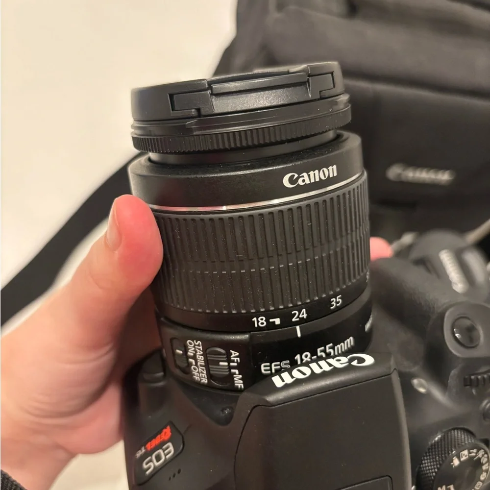 Canon T6 Camera Kit in Black with EF 75-300mm Lens and Accessories